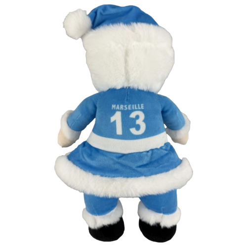 Peluche Père Noël Olympique De Marseille