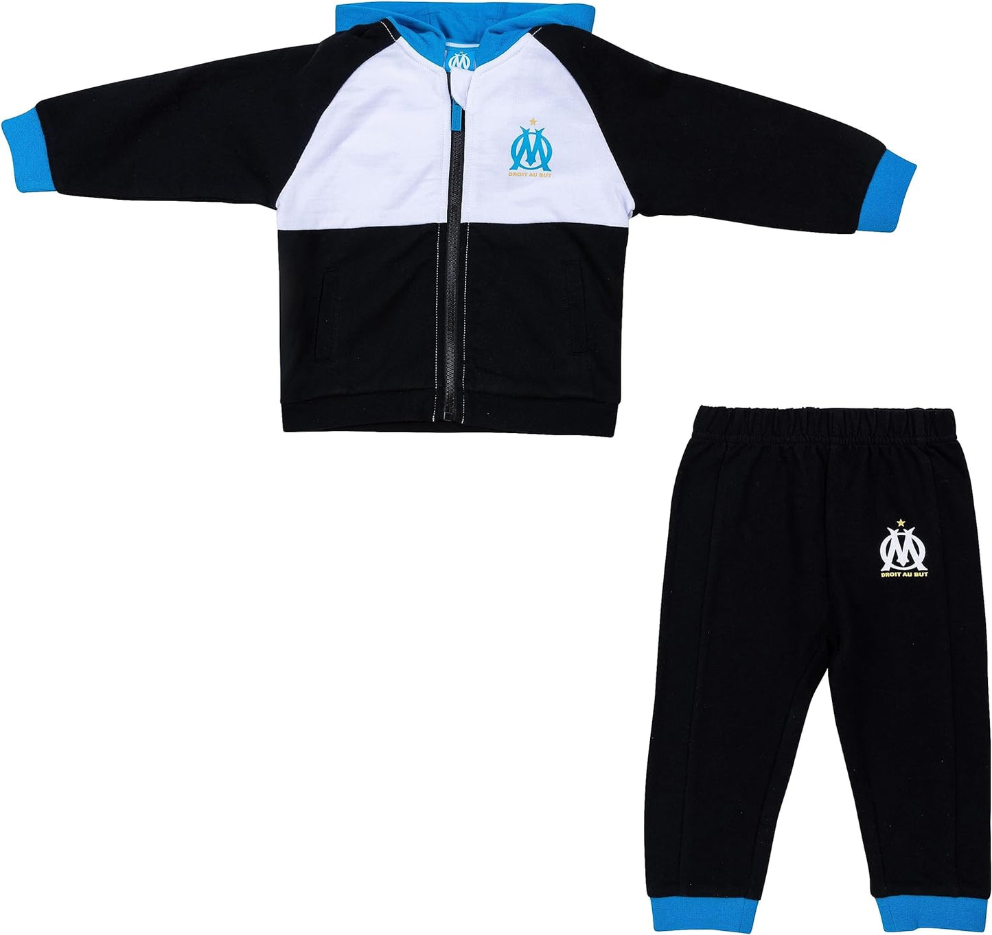 Chándal Om Algodón Negro/Blanco