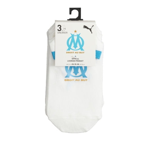 Lot De 3 Paires De Socquettes OM Blanc