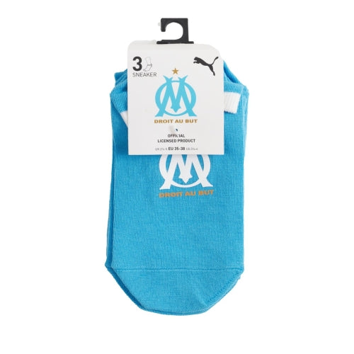 Lot De 3 Paires De Socquettes OM Bleu