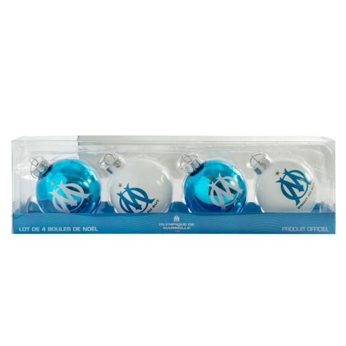 Lot De 4 Boules De Noel OM