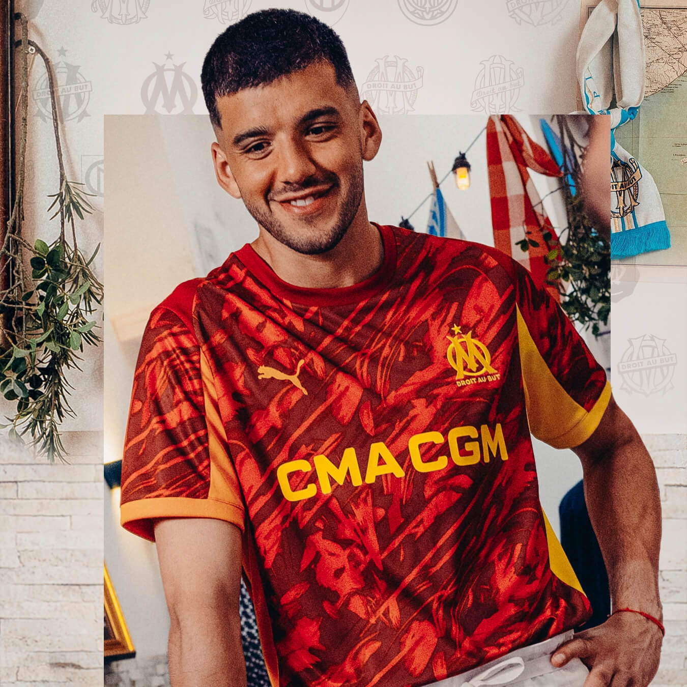 Maillot Gardien Rouge OM 25/26