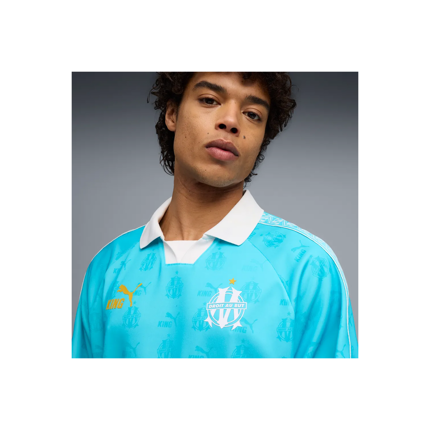 Maillot OM King Retro bleu