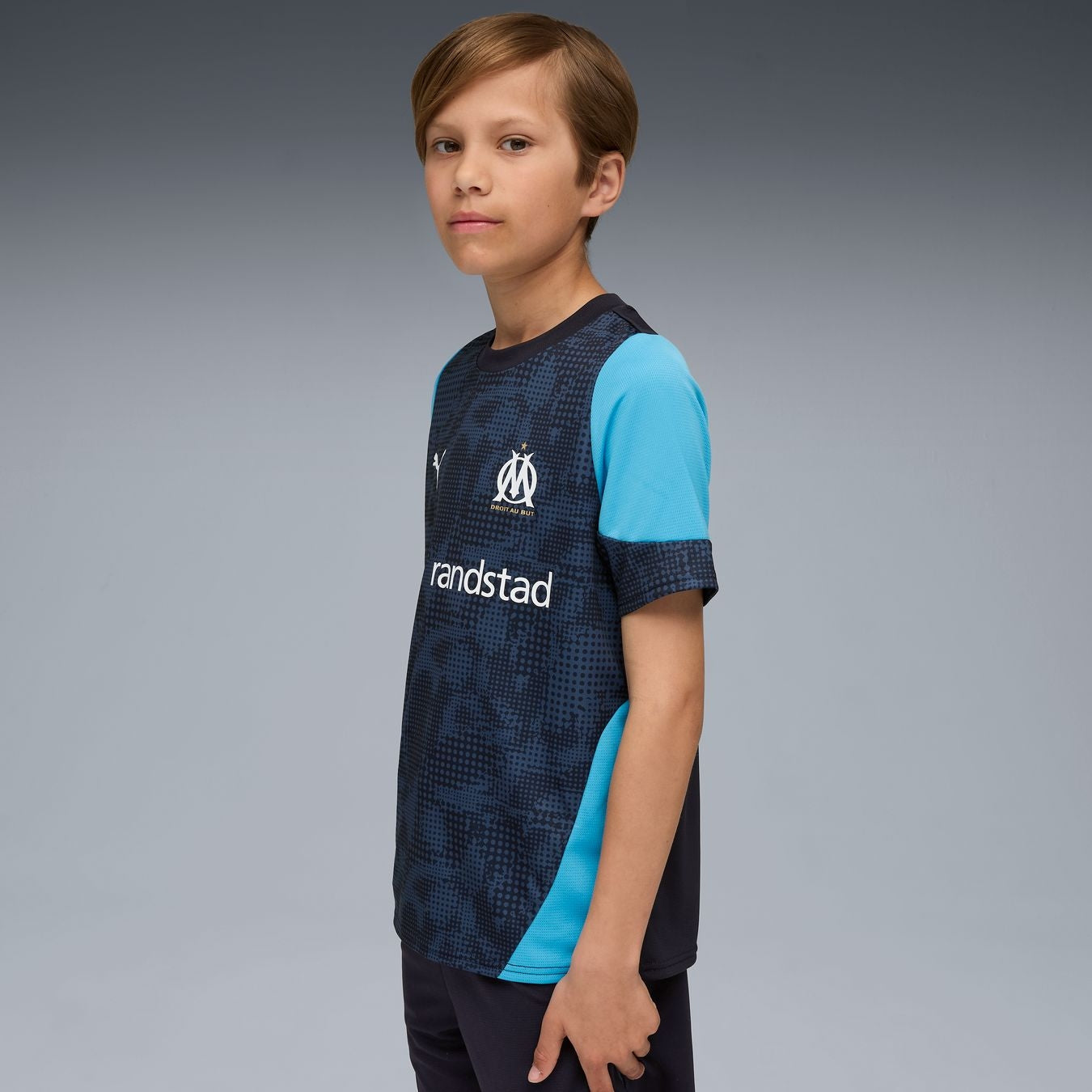 Maillot entrenamiento OM blanco infantil