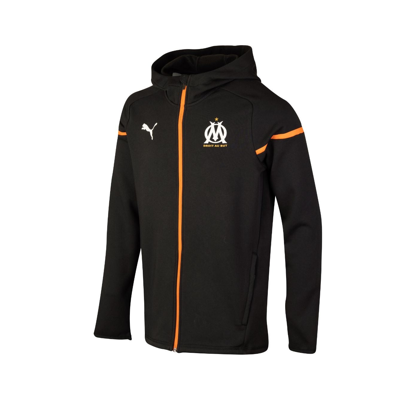 Chaqueta con capucha OM Casual Negro/Naranja
