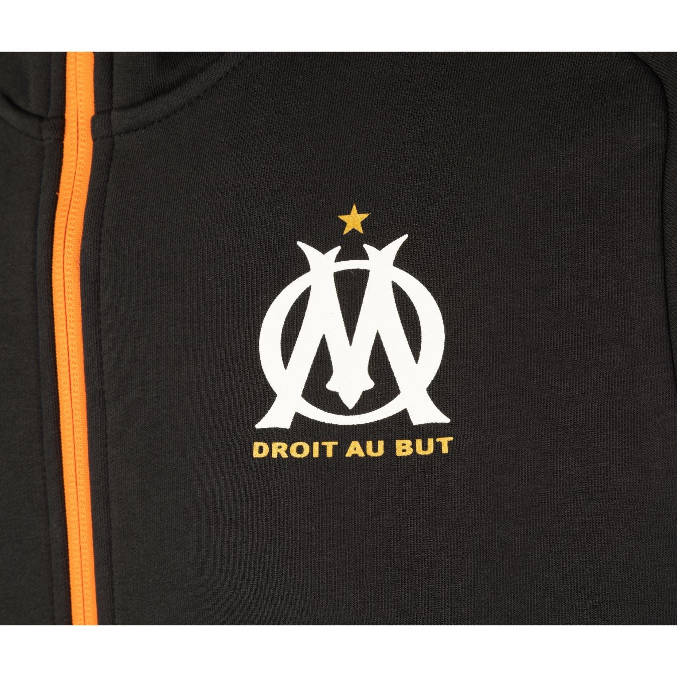 Chaqueta con capucha OM Casual Negro/Naranja