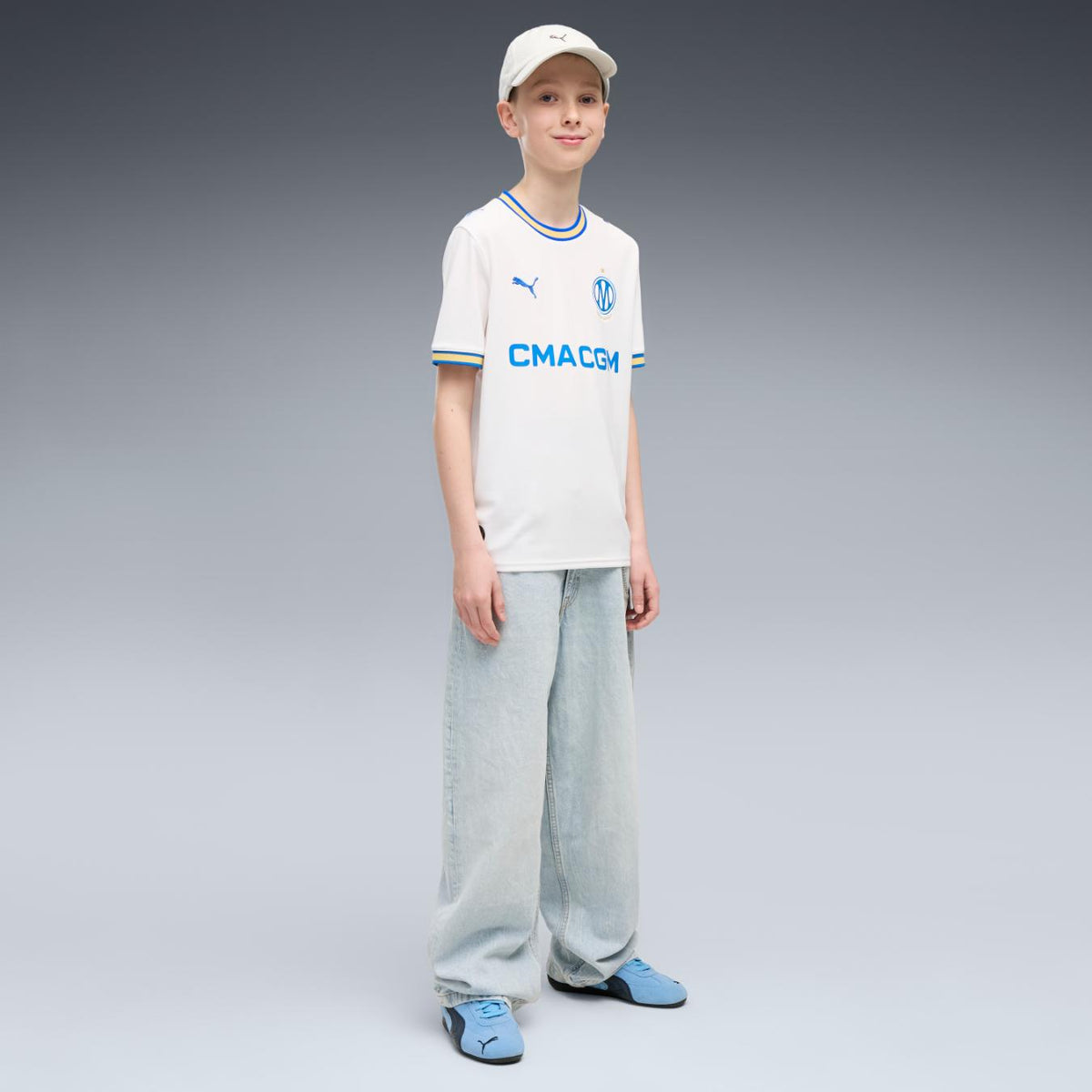 MAILLOT OM DOMICILE JUNIOR 26/27