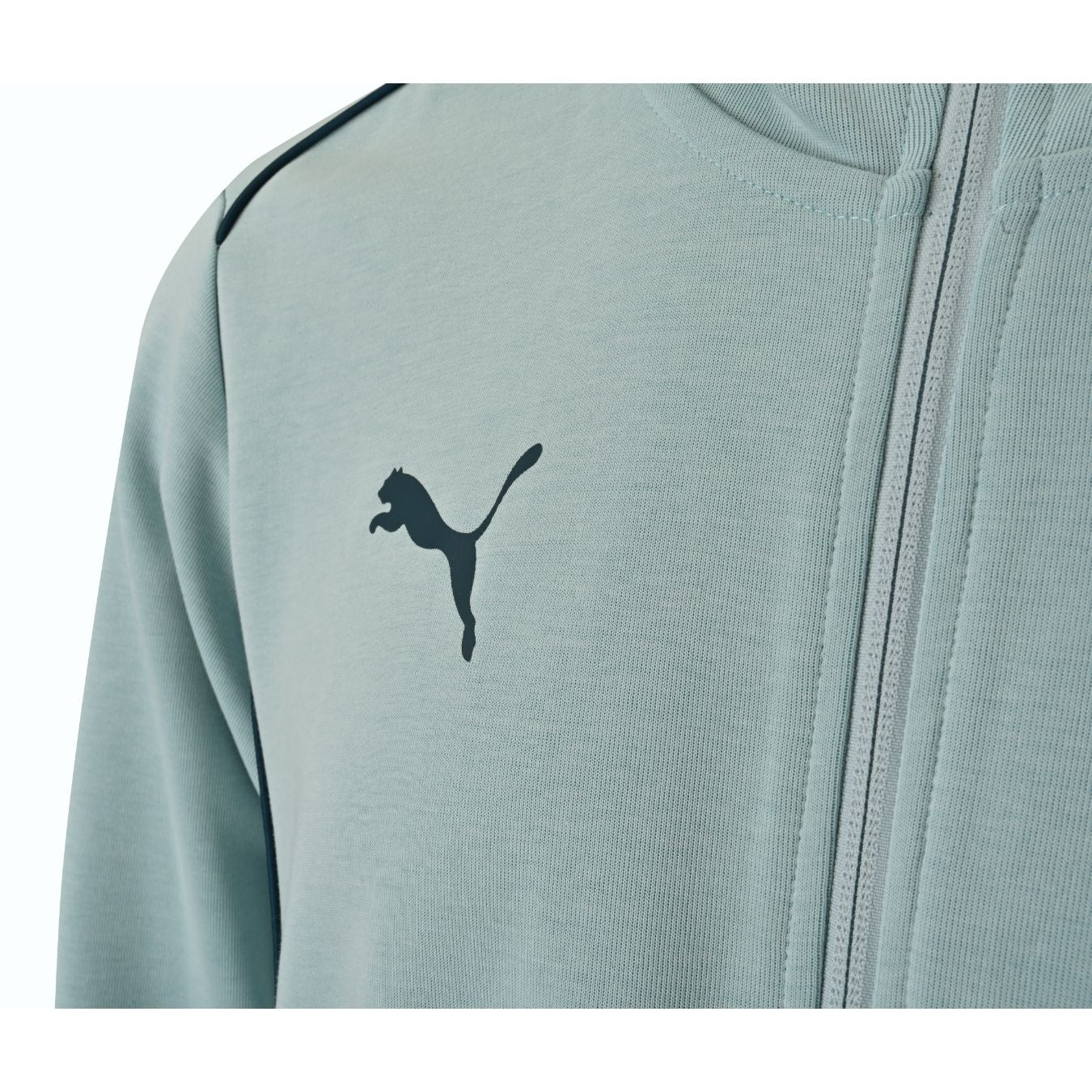 Veste capuche CASUAL bleu turquoise OM