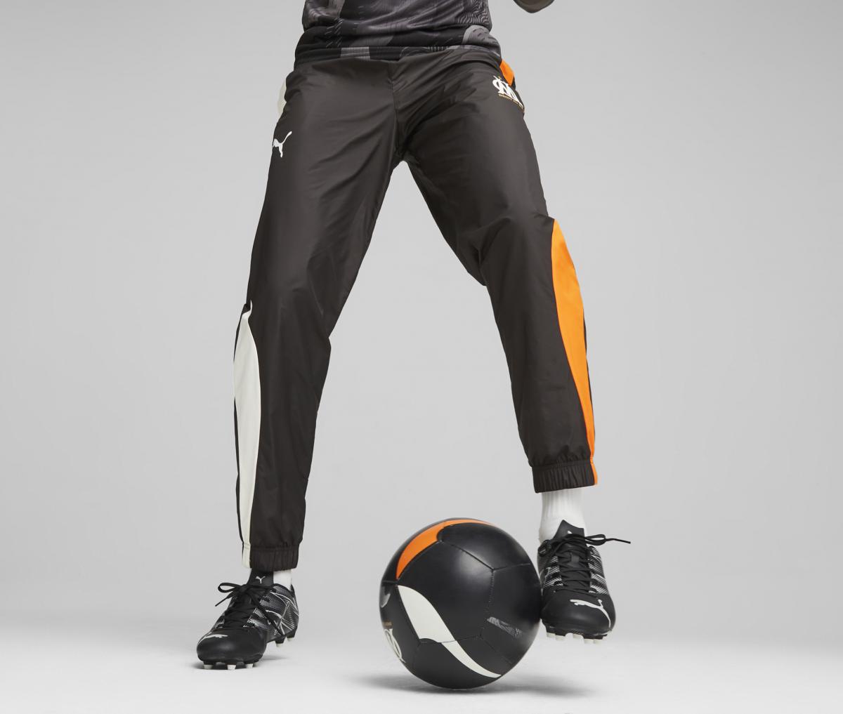 OM Pre-Match Pants Black Black/Orange 