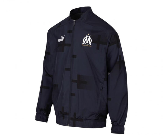 OM Pre-Match Jacket Black/Night Blue 