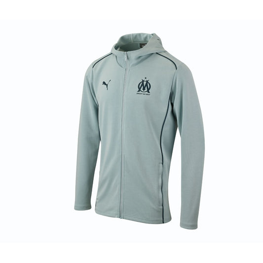 Veste capuche CASUAL bleu turquoise OM