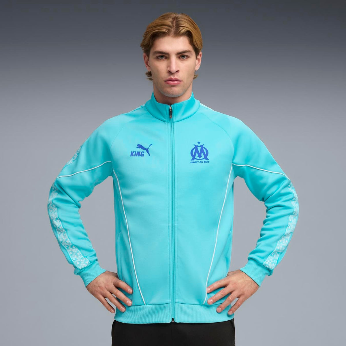 VESTE OM PRÉ-MATCH BLEU