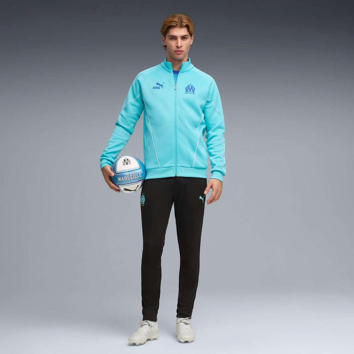 VESTE OM PRÉ-MATCH BLEU