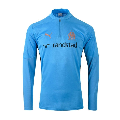 Training Top 1/4 Zip OM Bleu Azur