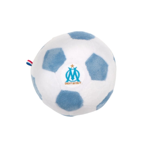 Ballon Peluche OM Bleu/Blanc