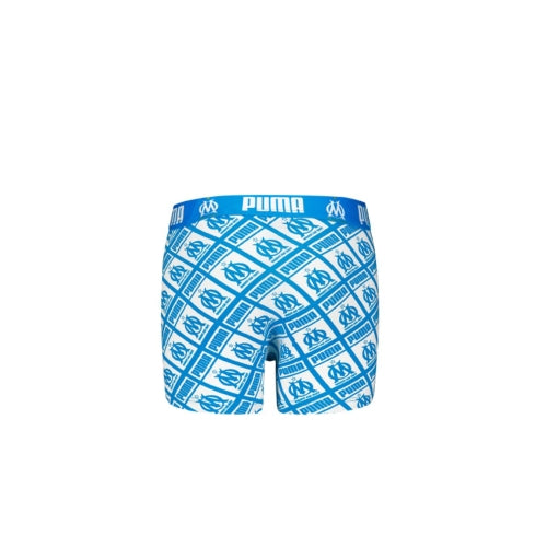 Puma OM White/Blue Boxer Shorts for Kids