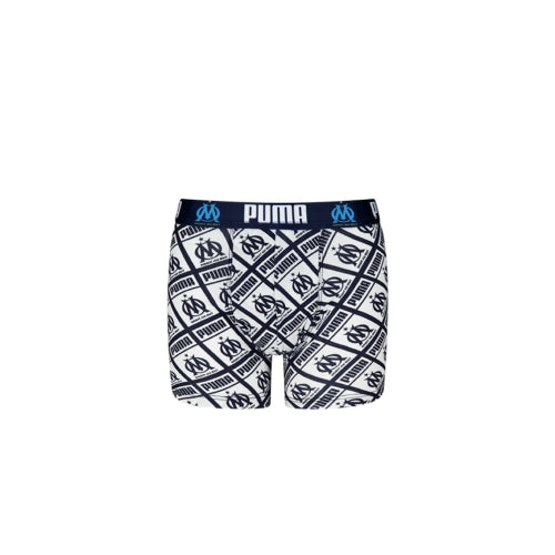 Calzoncillo Boxer Puma OM azul marino/blanco infantil