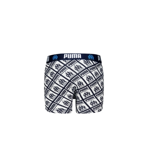 Calzoncillo Boxer Puma OM azul marino/blanco infantil