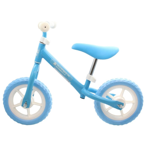 Bicicleta de equilibrio OM azul y blanca