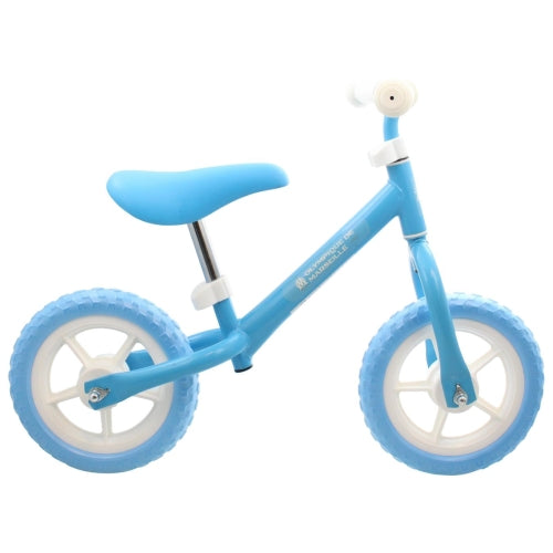 Bicicleta de equilibrio OM azul y blanca