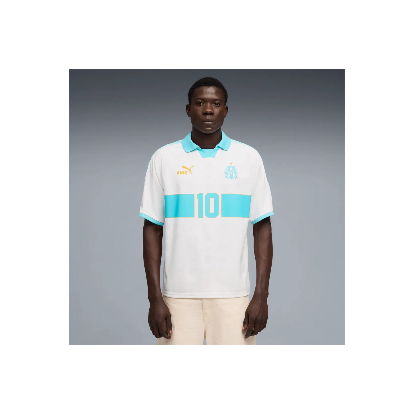 Maillot OM King Retro blanc