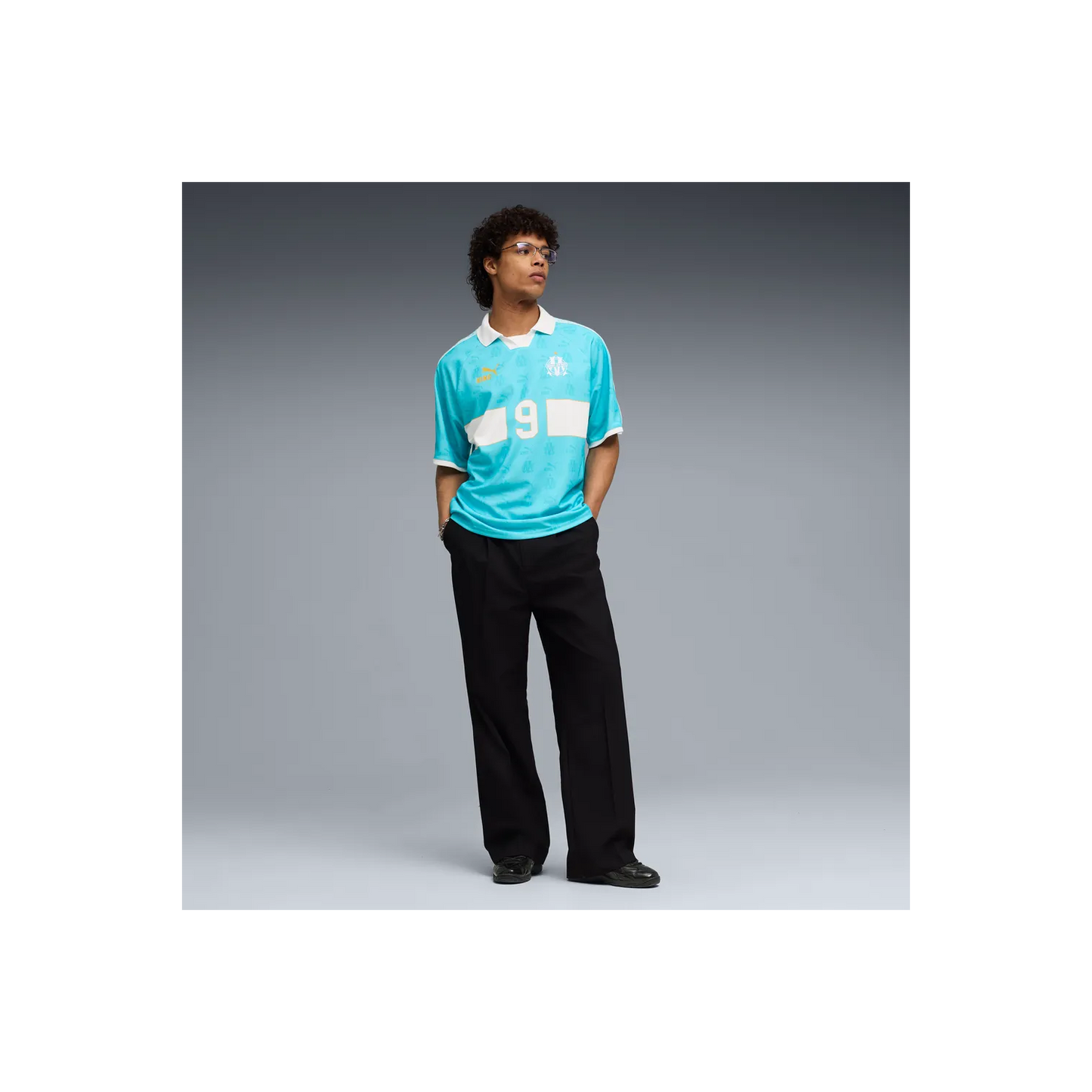 Maillot OM King Retro bleu