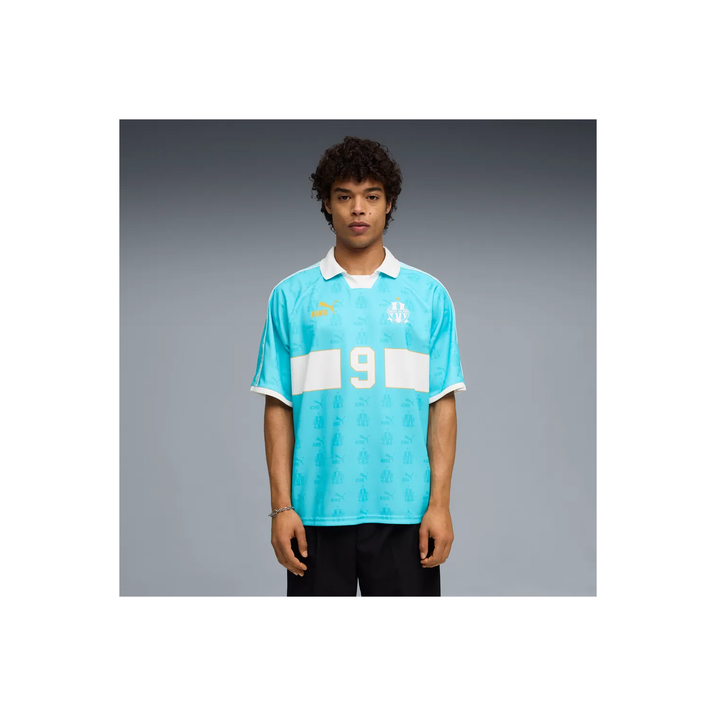 Maillot OM King Retro bleu