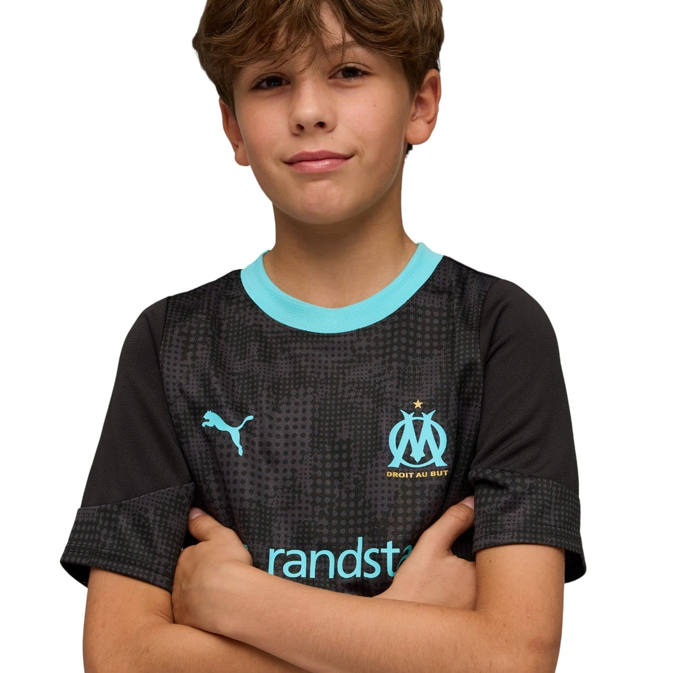 Maillot entrenamiento OM blanco infantil