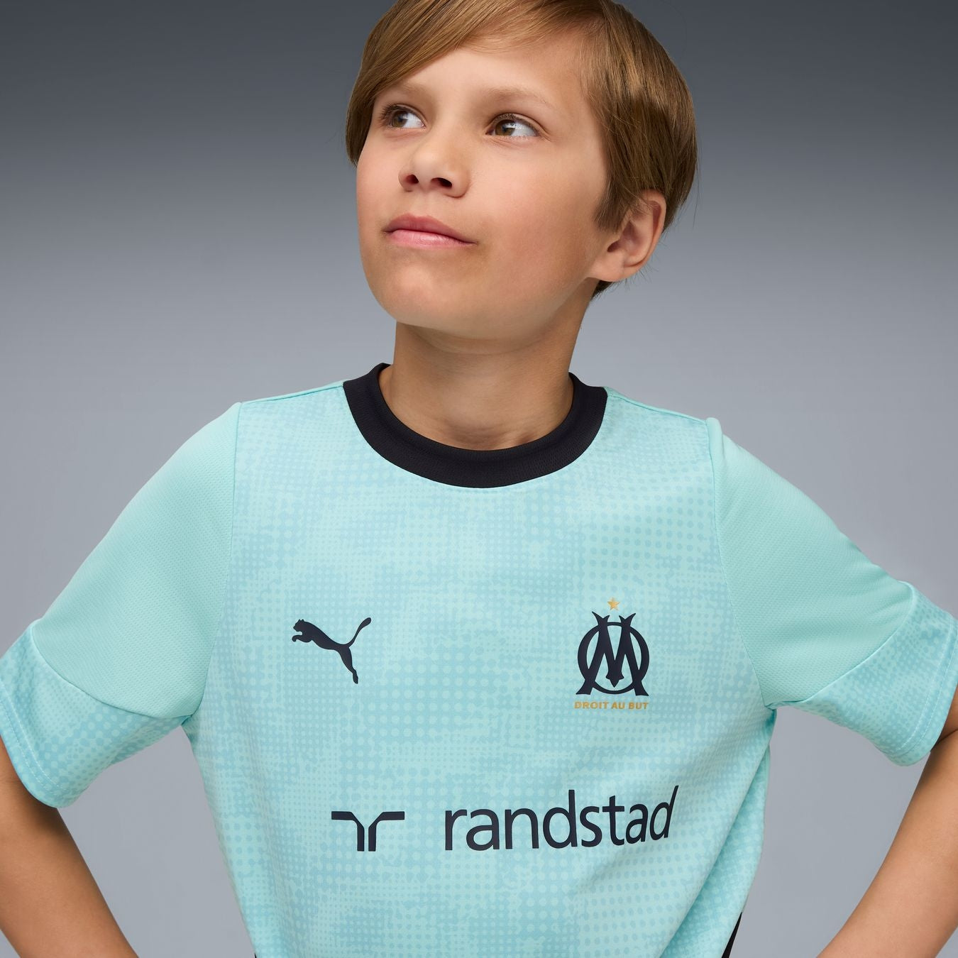 Maillot entrenamiento OM blanco infantil