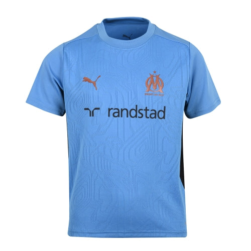 Maillot Training OM Bleu Azur Enfant