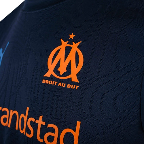 Maillot Training OM Bleu/Orange Enfant