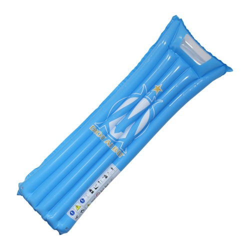 Matelas Gonflable Logo OM Blanc/Bleu