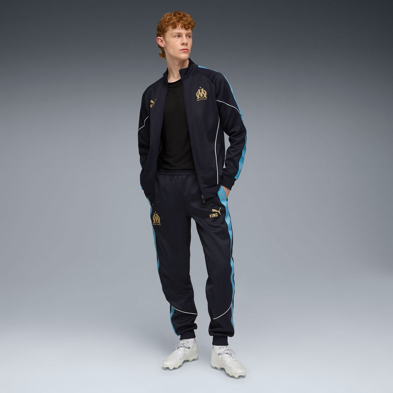 OM Sky Blue Pre-Match Pants