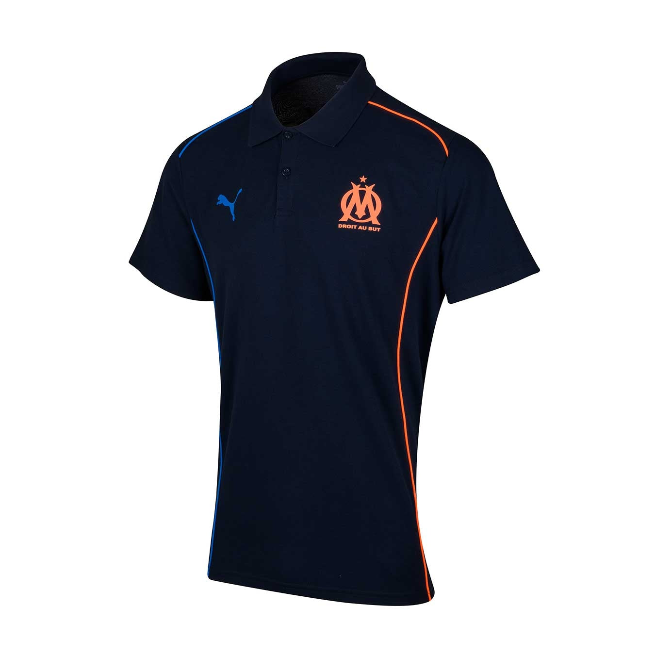 Polo Casual OM Bleu/Orange