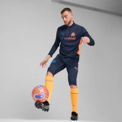 Pantacourt Om Bleu/Orange