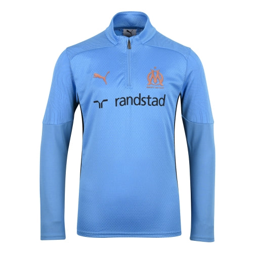 Training Top 1/4 Zip OM Bleu Azur Enfant