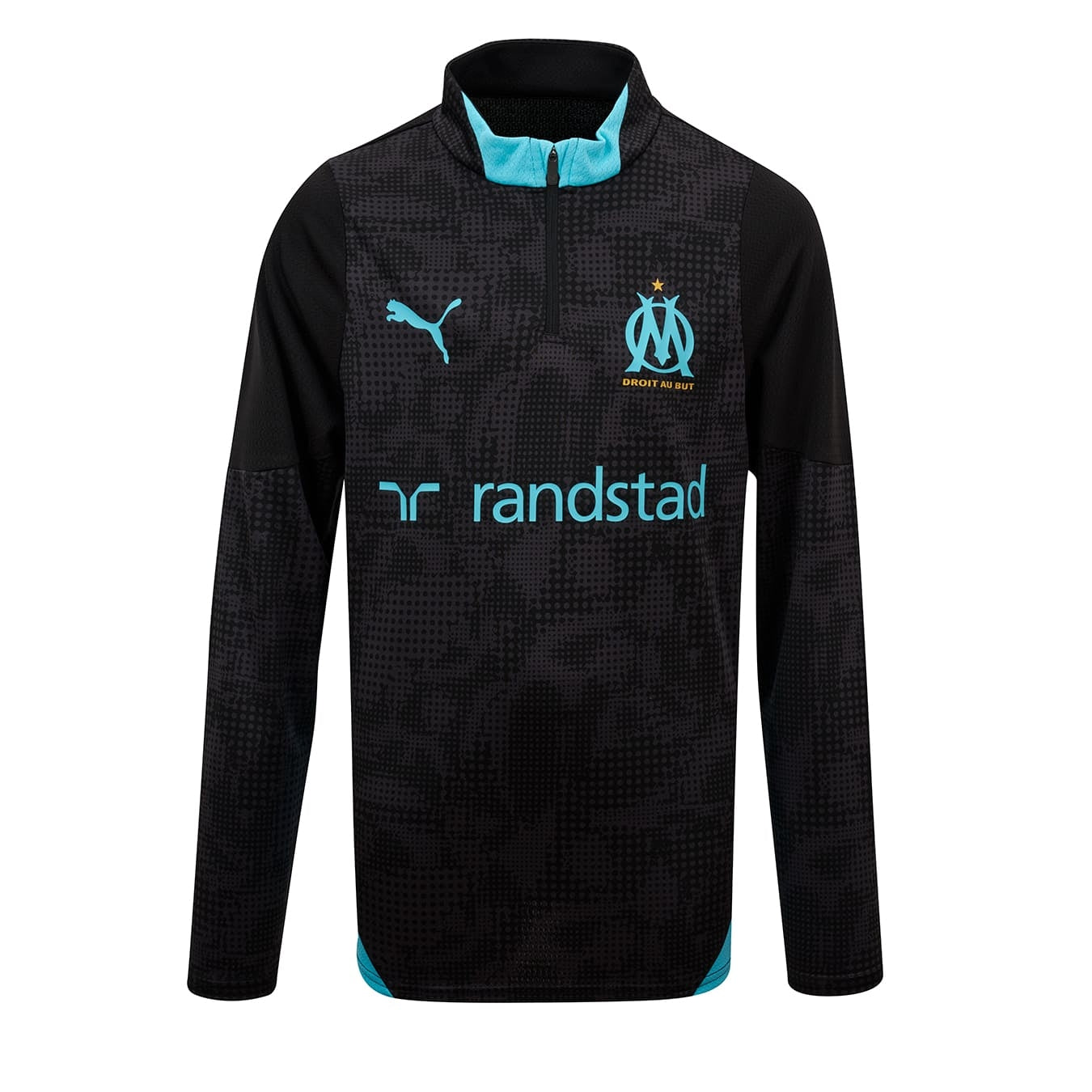 Pantalón OM Casual Negro/Naranja Niño