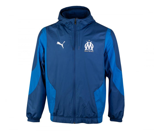 OM Blue Pre-Match Jacket